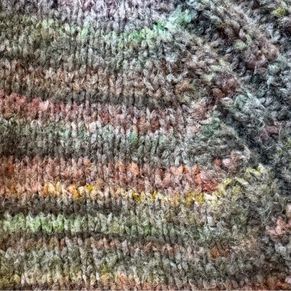 Anthropologie Maison Pholya Knit Cowl Neck Poncho Sweater L/XL - Cottagecore - Picture 9 of 15